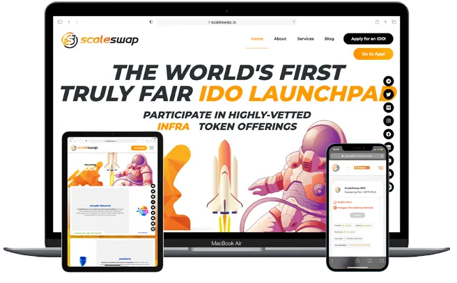 Scaleswap: Fund-raising app design and build-ready Figma files